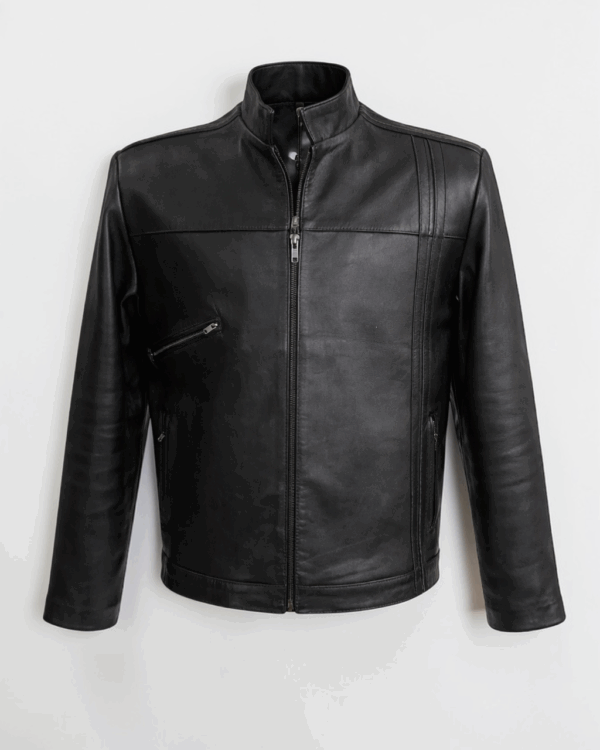 Cazadora de piel estilo Gran Turismo