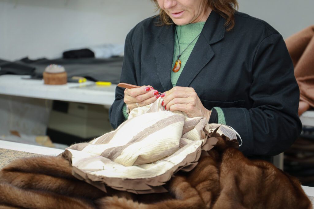 chaqueta de piel artesanal