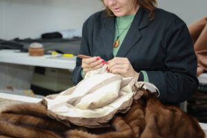 chaqueta de piel artesanal
