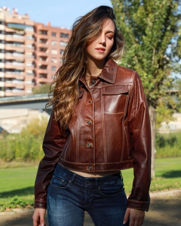 prendas de piel en verano