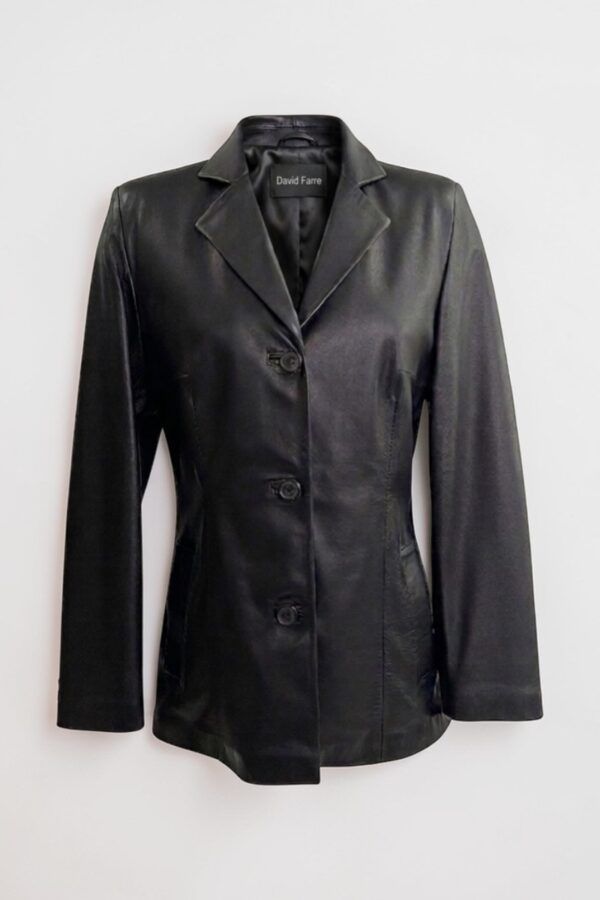 Americana de piel artesanal