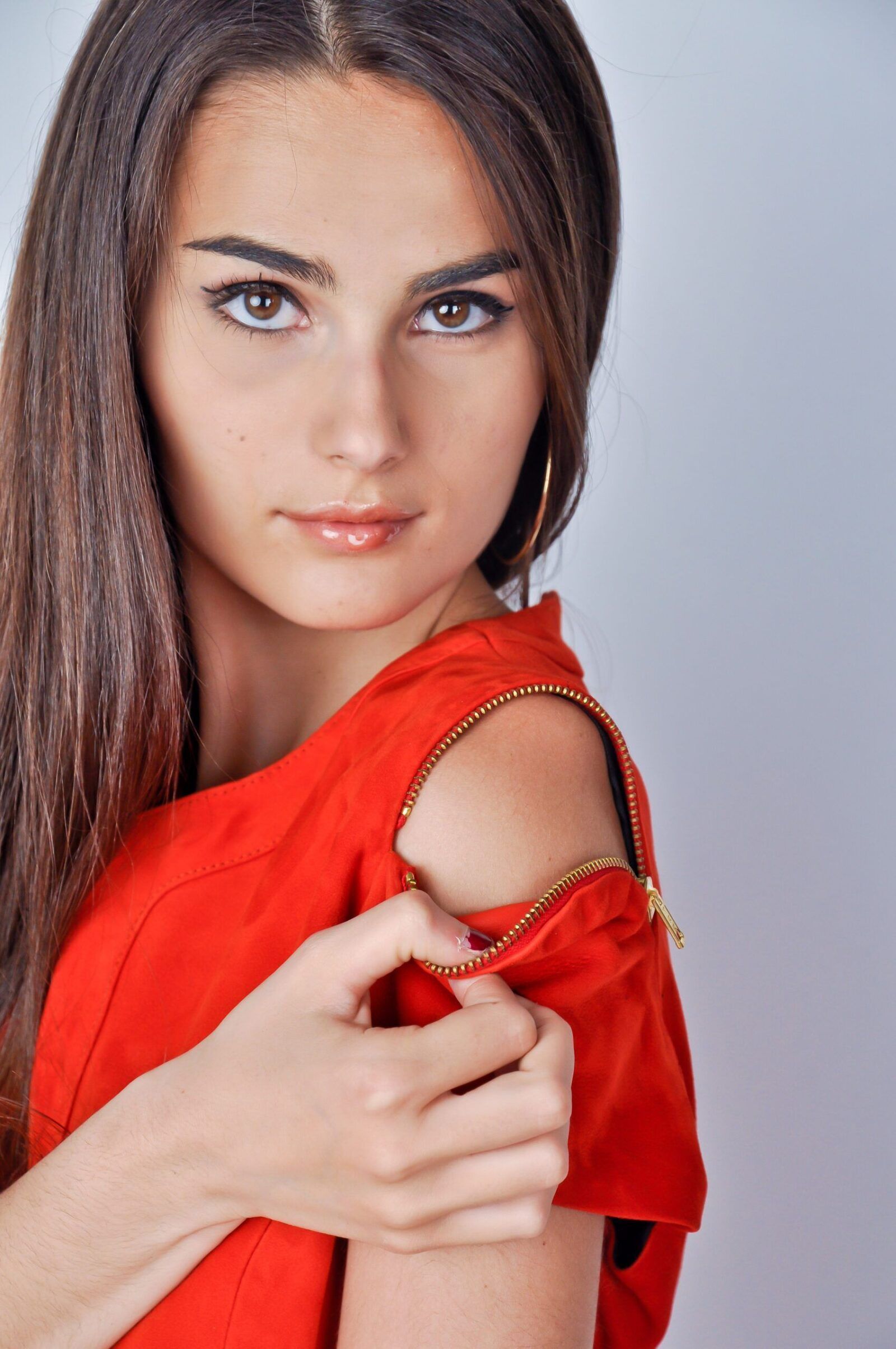 vestido de ante