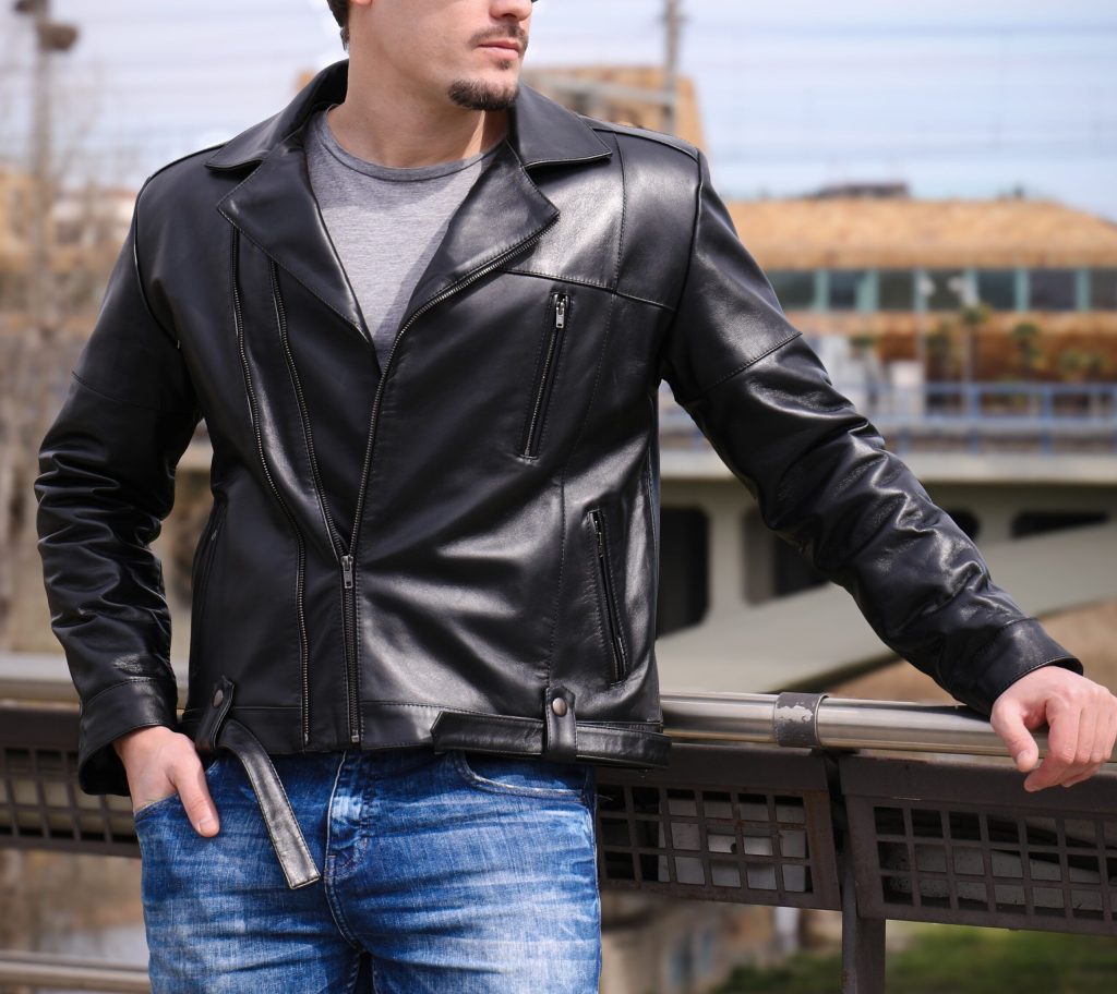 chaqueta de cuero