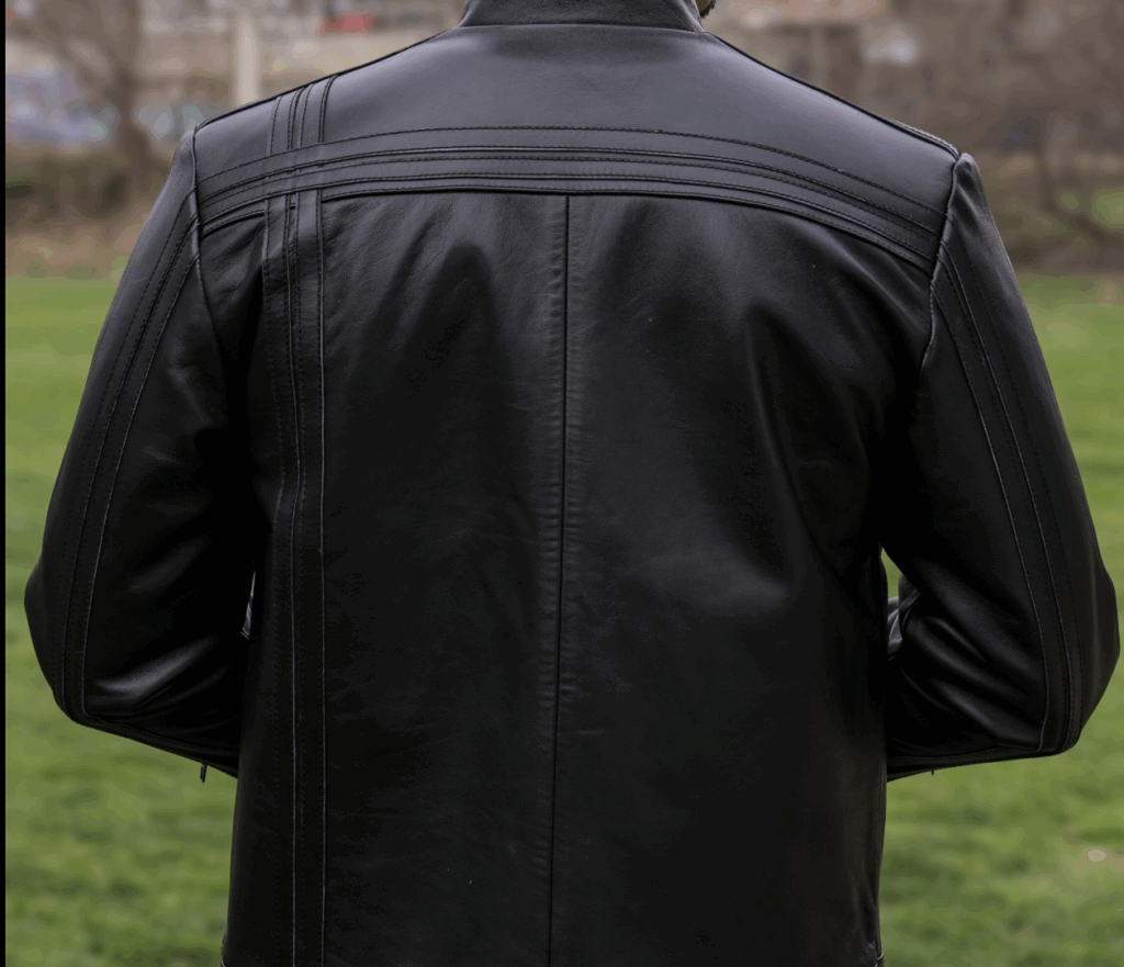 chaqueta deportiva de cuero