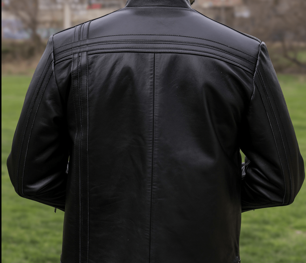 chaqueta deportiva de cuero